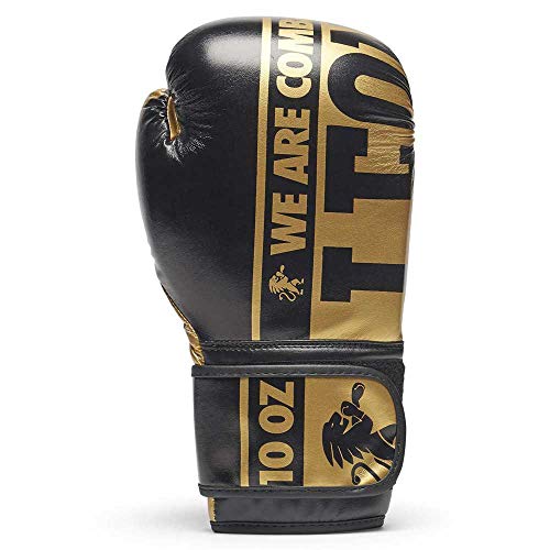 Leone 1947 Nexplosion, Guantoni Da Boxe Unisex Adulto, Gold, 14Oz