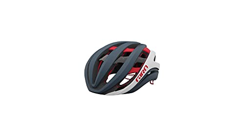 Giro Aether Spherical, Casco Uomo, Matte Portaro Grey/White/Red, S