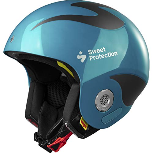 Sweet Protection Volata Helmet, Casco Adulto, Gloss Acquamarina Metallica, Xs
