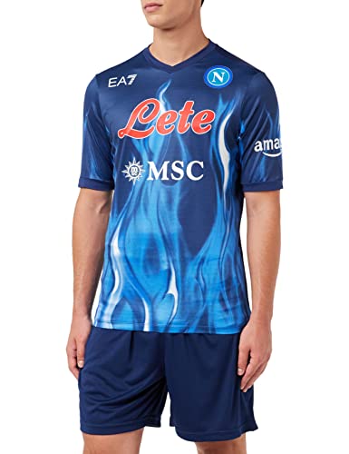 Ssc Napoli Ea7Sscn07, Maglia Gara Third 2021/2022, Blu, Xl