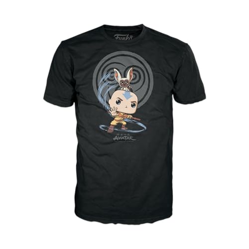 Funko Pop! & Tee: Avatar, Element Bending, Avatar: The Last Airbender, T-Shirt, Maglietta, Vestiti Con Figura In Vinile Da Collezione, Idea Regalo, Gi