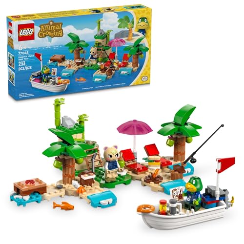 Lego Animal Crossing Tour In Barca Di Remo, Giochi Creativi Per Bambini E Bambine Da 6 Anni Con 2 Personaggi Della Serie Di Videogiochi Incluso Scott