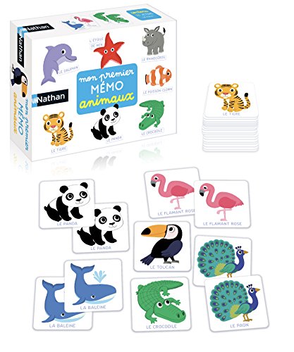 Nathan - Il Mio Primo Promemoria Per Animali - Gioco Di Memoria - Scoperta Degli Animali Del Mondo - Gioco Educativo - Giocare In Famiglia - Per Bambi
