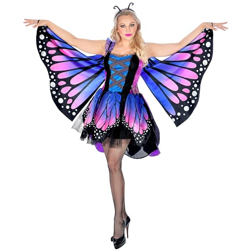 W Widmann Milano Party Fashion - Costume Da Farfalla, Vestito Con Tutù, Ali, Costume Da Animale, Costumi Di Carnevale