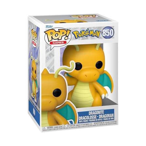 Funko Pop! Games: Pokemon - Dragonite - Figura In Vinile Da Collezione - Idea Regalo - Merchandising Ufficiale - Giocattoli Per Bambini E Adulti - Vid