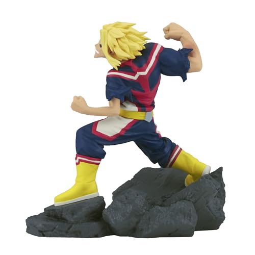 Banpresto Action Figure All Might My Hero Academia - Combination Battle 9 Cm Bp89096P Multicolore - Figura Da Collezione Ideale Per I Fan Degli Anime