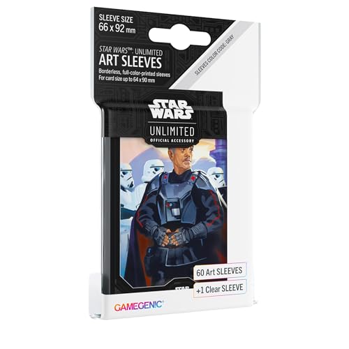 Star Wars: Unlimited Tcg Moff Gideon Art Sleeves - (60 Pack)