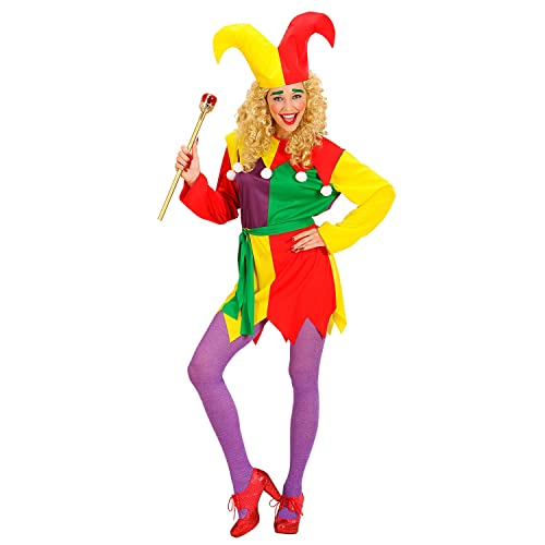 Widmann Milano Party Fashion - Costume Giullare, Vestito, Giullare Di Corte, Clown, Costumi Di Carnevale