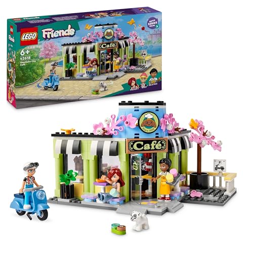 Lego Friends Caffè Di Heartlake City, Giochi Didattici Per Bambine E Bambini Da 6 Anni, Negozio Giocattolo Da Costruire Con 3 Mini Bamboline, Cane, Ca