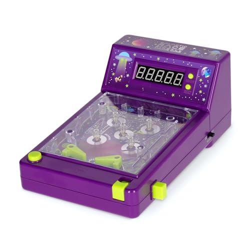 Legami - Flipper Arcade - Galactic Race, Gioco Vintage Con Levette Con Doppio Controllo, Segnapunti Elettronico, Suoni E Luci, Funziona Con Batterie A
