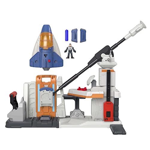 Fisher-Price Imaginext - Disney Pixar Lightyear Playset Comando Stellare Lancio Spaziale, Giocattolo Interattivo Con Luci E Suoni, Giocattolo Per Bamb