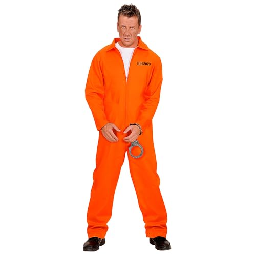 W Widmann Milano Party Fashion - Costume Da Detenuto, Carcerato, Galeotto, Festa A Tema, Carnevale, Halloween