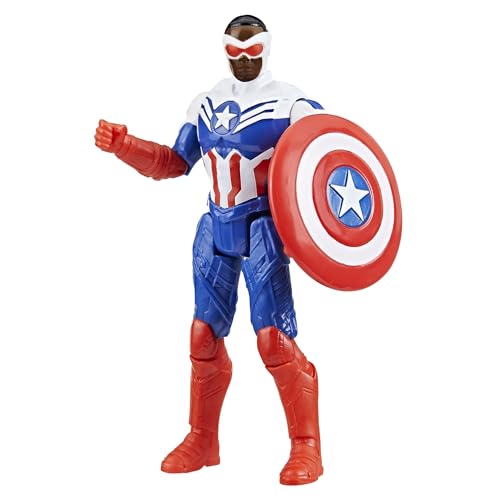 Hasbro Marvel Avengers Epic Hero Series, Action Figure Di Captain America, 10 Cm, Per Bambini E Bambine Dai 4 Anni In Su