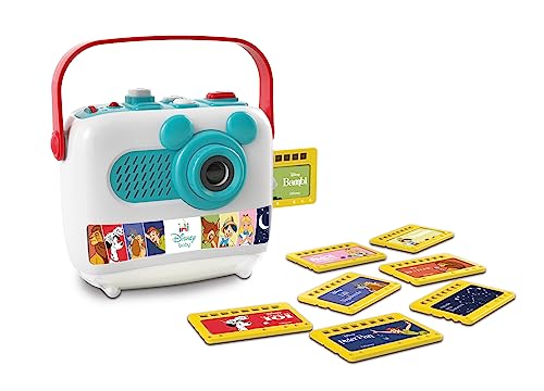 Clementoni - Proiettore Raccontastorie Disney Classic, Storyteller Cantastorie Per Bambini (In Italiano), Gioco Educativo Elettronico Parlante, Regalo