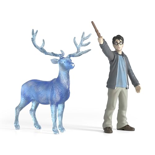 Schleich 42680 Harry Potter E Patronus, Da 6 Anni, Wizarding World - Figura, 16 X 11 X 18 Cm