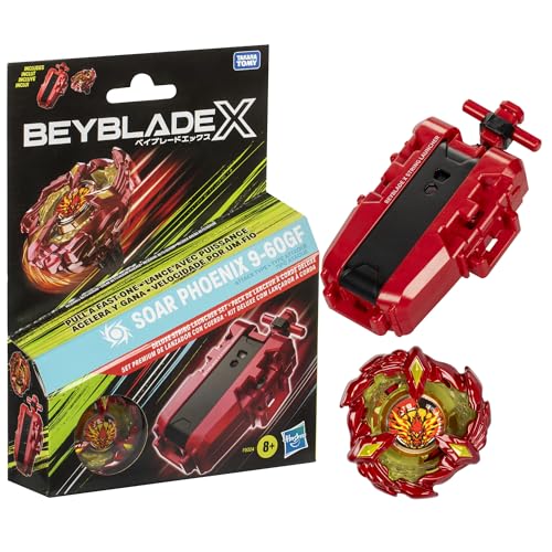 Hasbro Beyblade X Soar Phoenix 9-60Gf, Set Di Lanciatore A Corda Deluxe