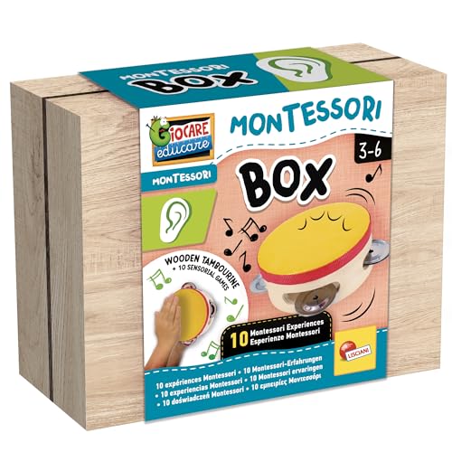Lisciani Giochi-Montessori Box Hearing, 105489, Multicolore, Taglia Unica