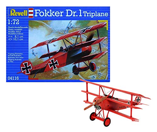 Revell Modellino 04116 - Fokker Dr. 1 Triplano, Scala 1:72