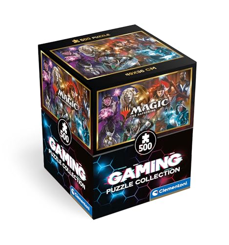 Clementoni- Magic The Gathering Anime Cube Gathering-500 Pezzi-Puzzle, Orizzontale, Divertimento Per Adulti, Made In Italy, Multicolore, 35563