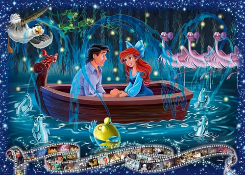 Ravensburger 12000319 - Disney Sirenetta - Puzzle 1000 Pezzi – Puzzle Adulti E Ragazzi Da 14 Anni, Puzzle Disney, Disney Regalo