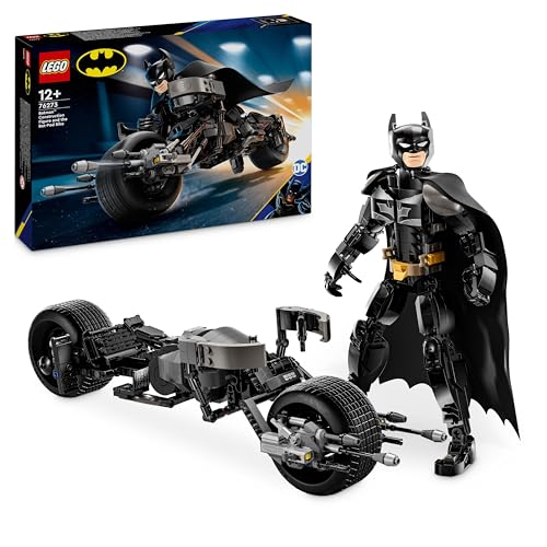 Lego Dc Il Personaggio Costruibile Di Batman Con Bat-Pod, Moto E Action Figure Giocattolo Da Il Cavaliere Oscuro Da Costruire, Regalo Da Supereroi Per