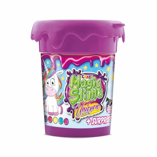 Craze Magic Slime, Con Figura Di Unicorno A Sorpresa, 6 Colori Sorpresa, Contiene 110 Ml, Ideale Per I Lavoretti Dei Giochi Per Bambini