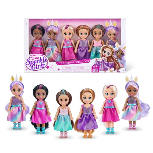 Sparkle Girlz 100524 - Bambole Alla Moda Collezionabili, Confezione Da 6
