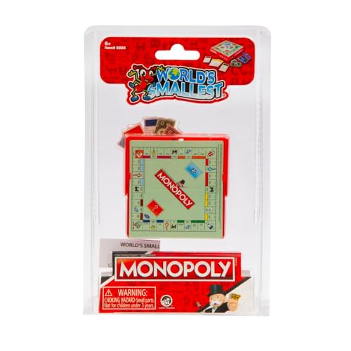 Giochi Preziosi World'S Smallest - Il Monopoli Piu' Piccolo Di Sempre Che Si Puo' Tenere Anche In Tasca Ma Con Le Stesse Funzioni Della Versione Origi