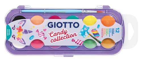 Giotto- Acquerelli Candy Collection, Colori Pastello, F351600