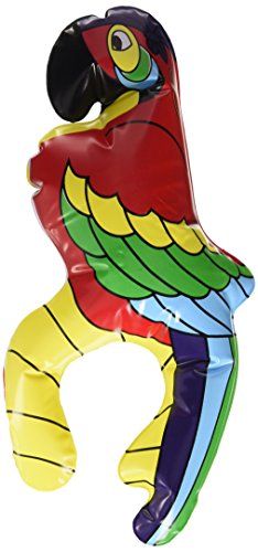 Pirates Treasure Inflatable Parrot 27.9Cm
