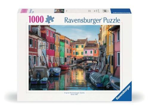 Ravensburger 12000623 - Burano - Puzzle 1000 Pezzi – Puzzle Adulti E Ragazzi Da 14 Anni,