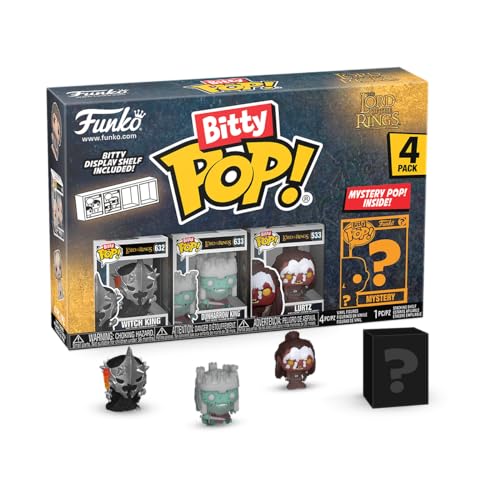 Funko Bitty Pop! Lord Of The Rings - Witch King 4Pk E Una Mini Figura Misteriosa A Sorpresa - 0.9 Inch (2.2 Cm) Da Collezione - Ripiano Espositivo Im