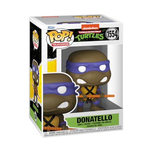 Funko Pop! Tv: Teenage Mutant Ninja Turtles (Tmnt) - Donatello - Tmnt Retro/Classic - Figura In Vinile Da Collezione - Idea Regalo - Merchandising Uff