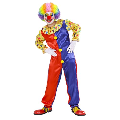 Widmann Milano Party Fashion - Costume Da Clown Per Bambini, Costume, Arlecchino, Festa A Tema, Carnevale