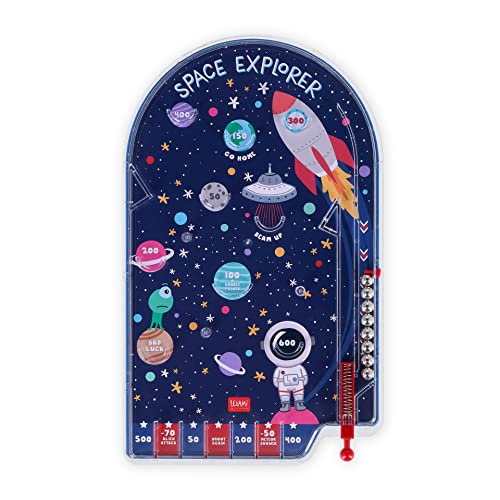 Legami- Mini Flipper, Gioco Portatile, 17,7X29 Cm, Tema Space, Pbg0004