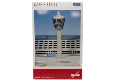 Herpa Herpa-He519670 519670-Edificio, Complesso Della Torre Dell'Aeroporto, Multicolore, 519670