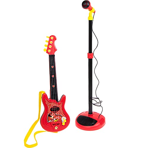 Minnie And You- Set Chitarra E Microfono, Colore Nero, 5267