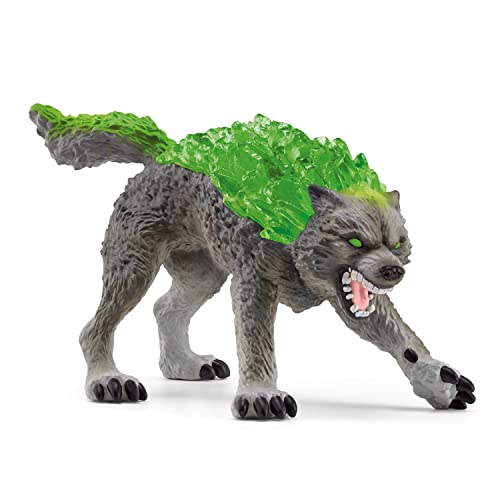 Schleich 70153 Lupo Granitico, Da 7 Anni, Eldrador Creatures - Figura, 9 X 14 X 7 Cm