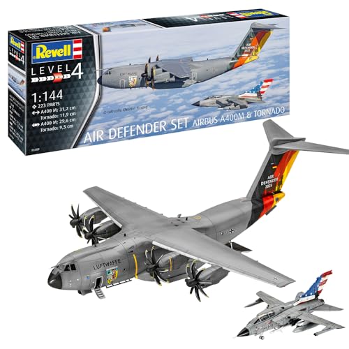 Revell Modellismo I Air Defender I Kit I Scala 1:144 I 223 Pezzi I Kit Artigianato A Partire Dai 12 Anni I Capolavoro Di Precisione Nel Cielo