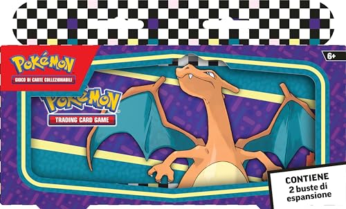 Astuccio Ritorno A Scuola Del Gcc Pokémon - Charizard (Un Astuccio E Due Buste Di Espansione), Edizione In Italiano