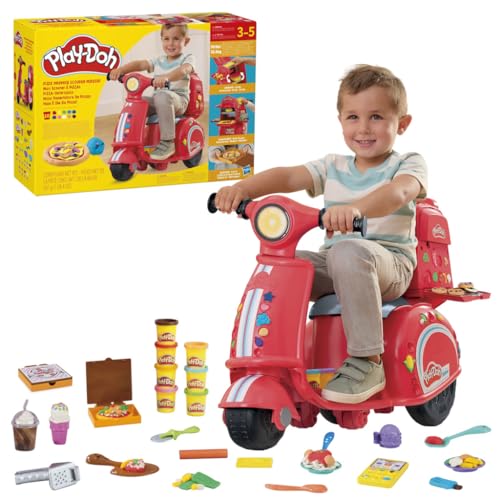 Play-Doh, Pizza A Domicilio, Playset Con Scooter, Attività Manuali Per Bambini E Bambine