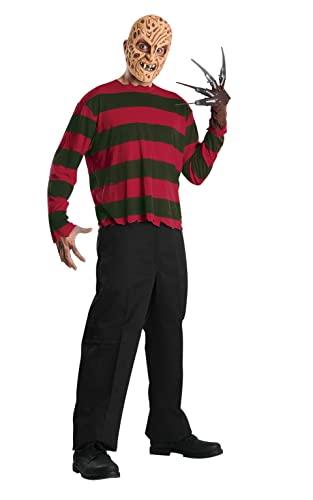 Rubie'S 888434 - Costume Ufficiale Nightmare On Elm Street, Freddy Krueger, Da Uomo, Taglia Xl