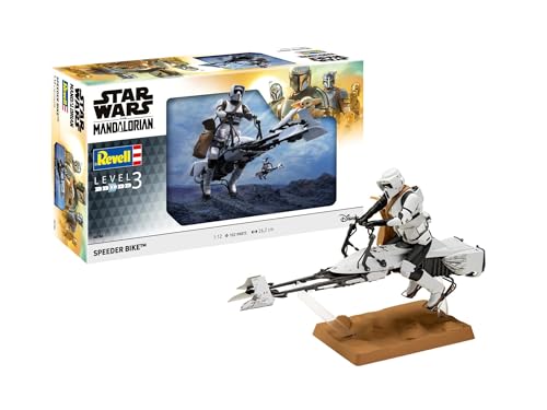 Revell 06786 Speeder Bike™: The Mandalorian - Modellino In Plastica Non Costruita/Non Verniciata, Scala 1:12