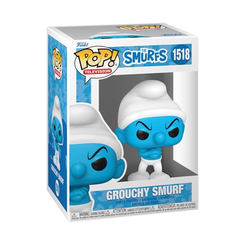Funko Pop! Tv: Smurfs - Grouchy Smurf - Figura In Vinile Da Collezione - Idea Regalo - Merchandising Ufficiale - Giocattoli Per Bambini E Adulti - Tv