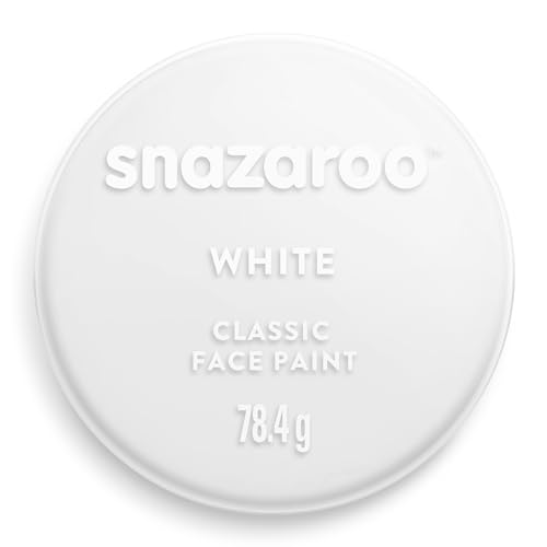 Snazaroo - Pittura Per Viso E Corpo, Trucchi Da Viso Per Travestimenti, Per Bambini E Adulti, 75Ml, Colore Bianco