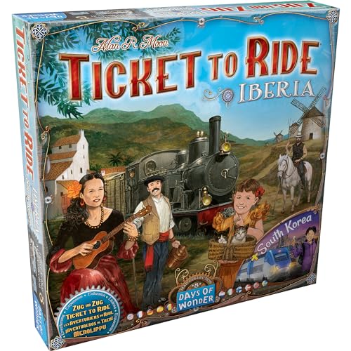 Asmodee: Ticket To Ride Iberia + South Korea, Espansione Gioco Da Tavolo, 8+ Anni, 2-5 Giocatori, Edizione In Italiano