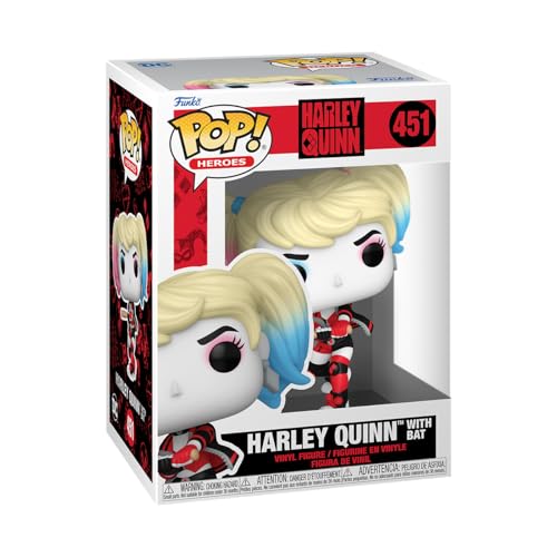 Funko Pop! Heroes: Dc - Harley Quinn With Bat - Figura In Vinile Da Collezione - Idea Regalo - Merchandising Ufficiale - Giocattoli Per Bambini E Adul
