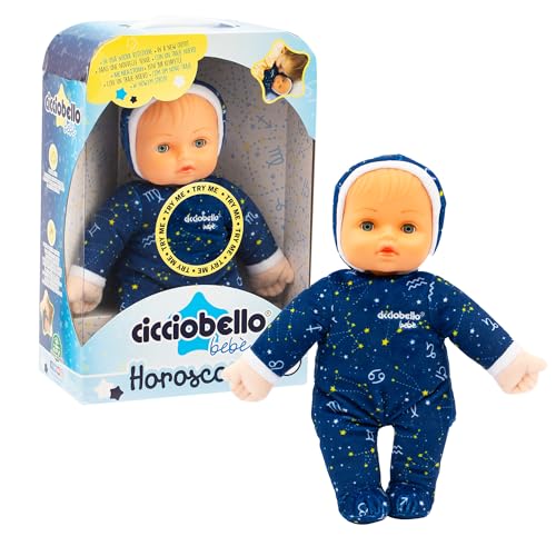 Cicciobello Bebe' Horoscope - Morbidissimo Rivestito In Tessuto Con Motivo Zodiacale, Per Bambini A Partire Da 0 Anni, Ccc28000, Giochi Preziosi