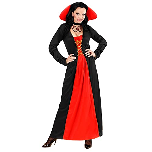 Widmann Milano Party Fashion - Costume Da Vampiro Vittoriano, Abito, Collare, Succhiasangue, Halloween, Carnevale