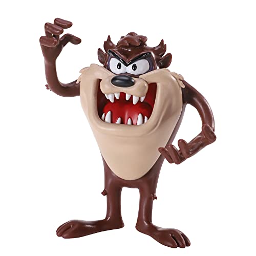 Bendyfigs The Noble Collection Looney Tunes Mini Taz Tasmanian Devil – 9 Cm (9 Cm) Noble Toys Figura Pieghevole In Miniatura Figura Posable Doll Figur